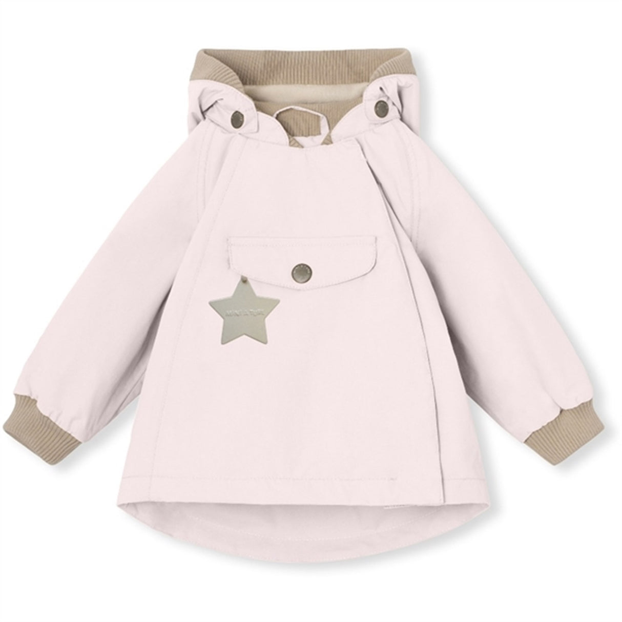 MINI A TURE WAI Forårsjakke m/Fleece Foer Mauve Chalk