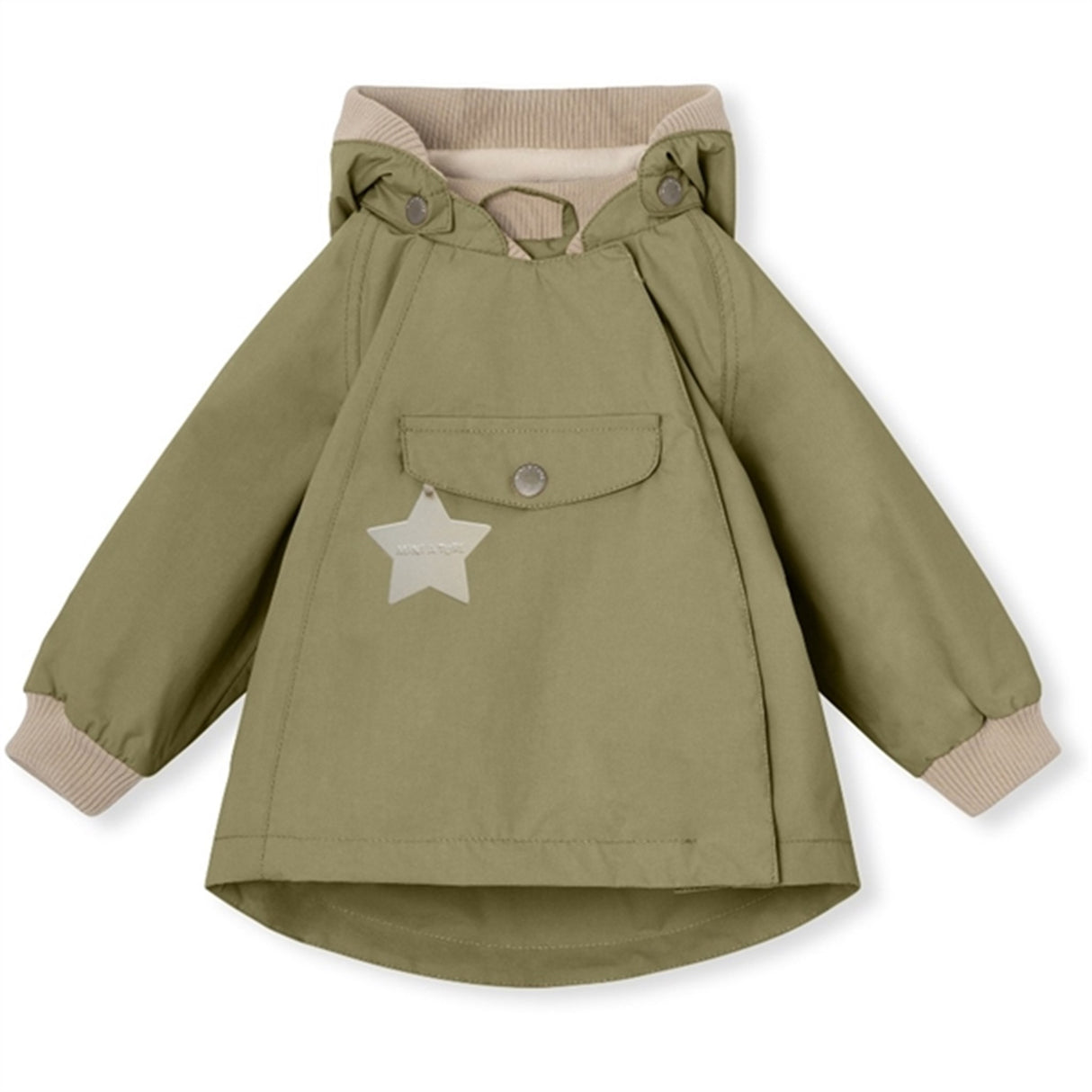 MINI A TURE WAI Forårsjakke m/Fleece Foer Aloe Green