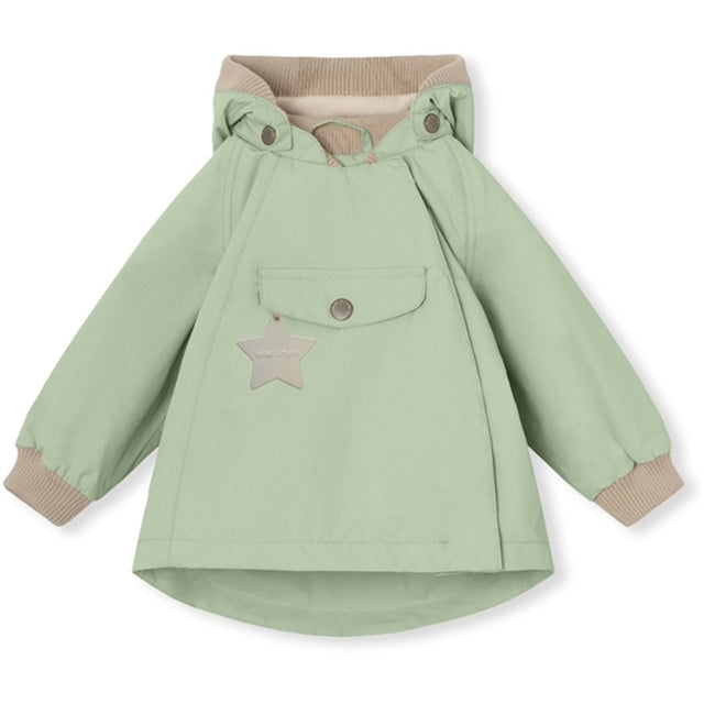 MINI A TURE WAI Forårsjakke m/Fleece Foer Dusty Light Green