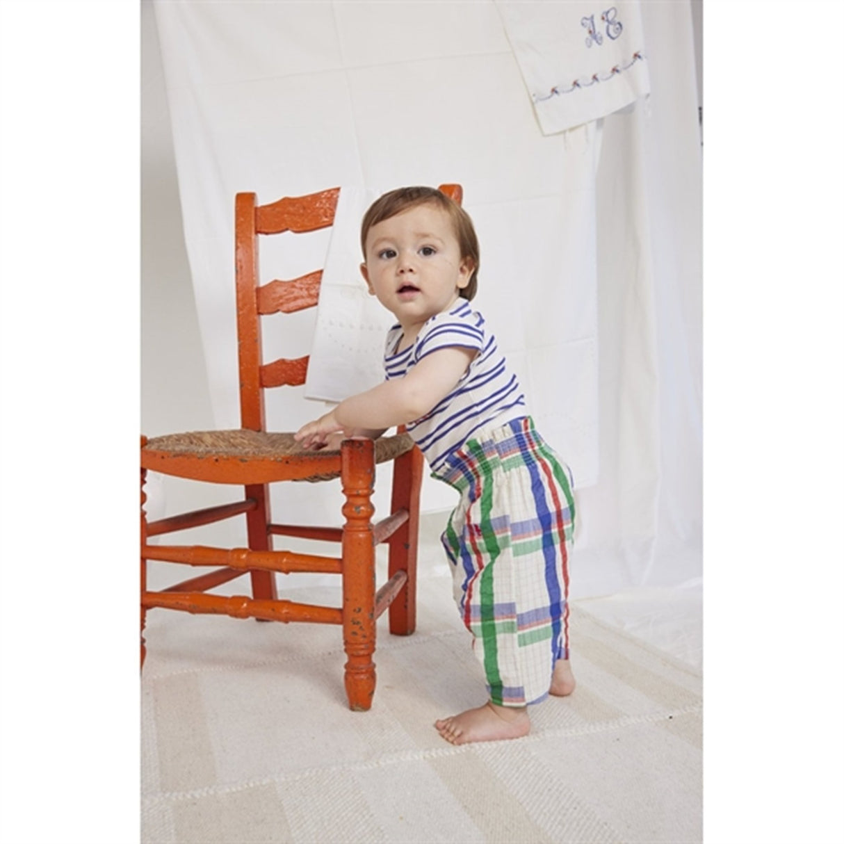 Bobo Choses Baby Madras Checks Woven Harem Baggy Bukser Multicolor 2