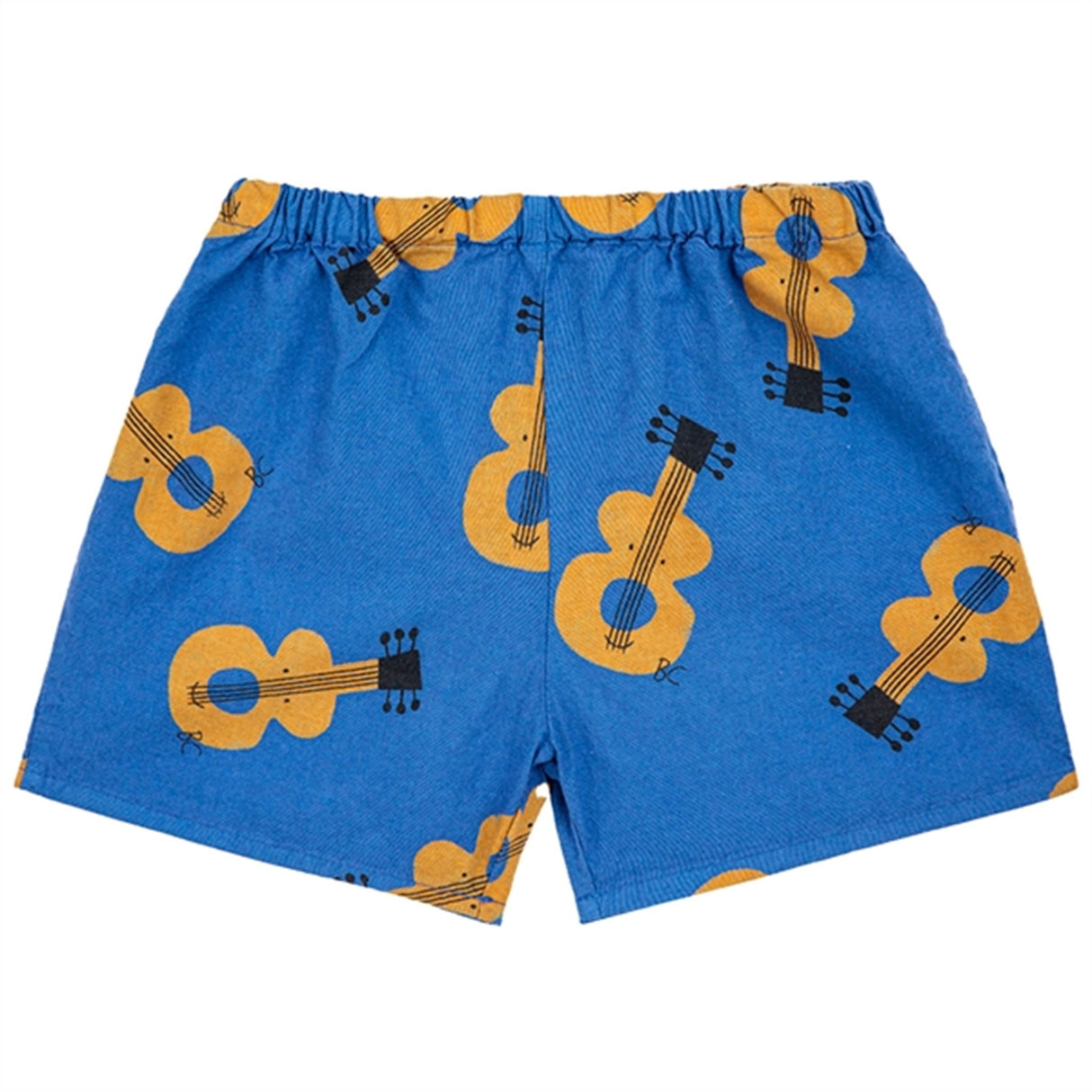 Bobo Choses Baby Acoustic Guitar All Over Woven Shorts Navy Blue