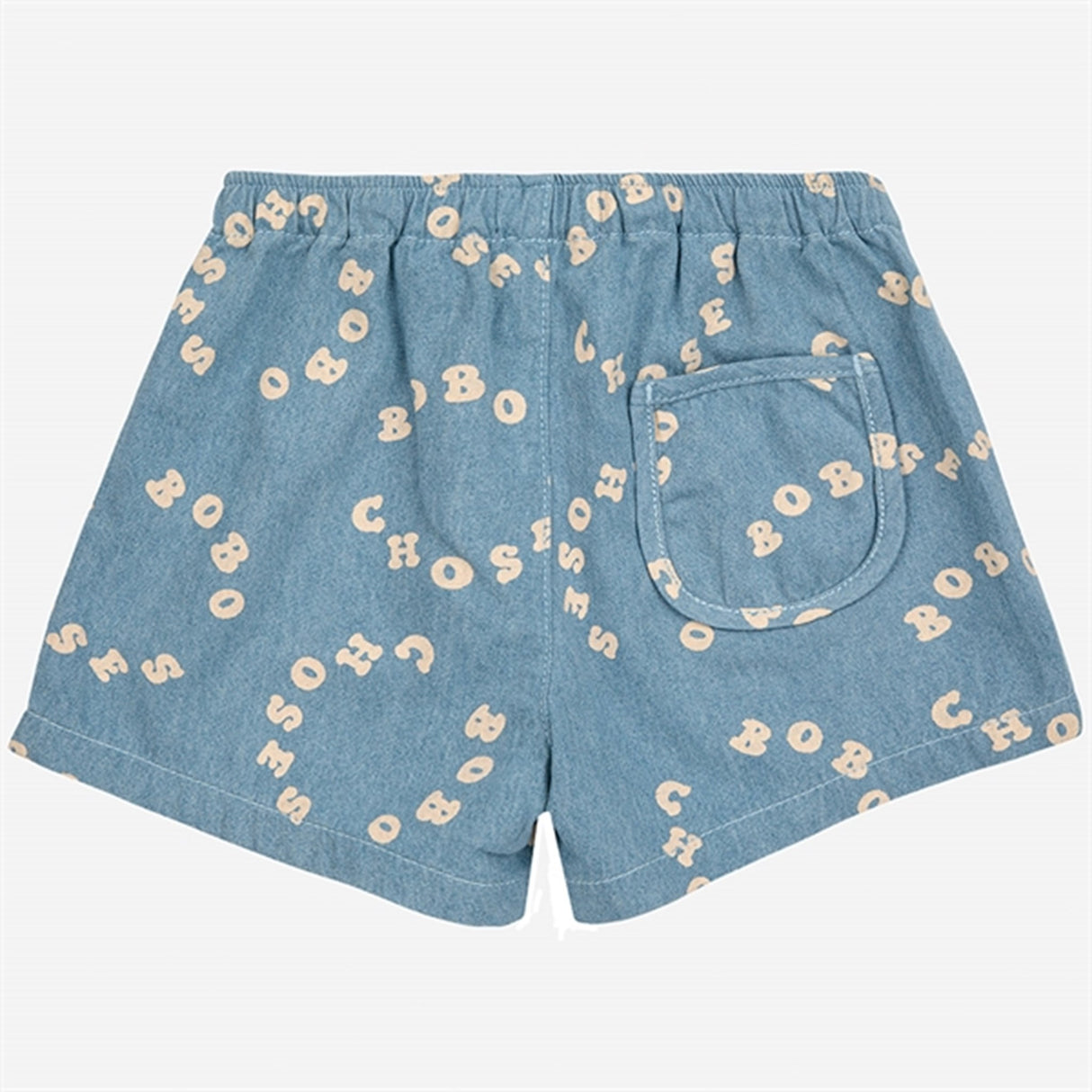 Bobo Choses Baby Bobo Choses Circle Denim Bermuda Shorts Denim Short Light Blue 5