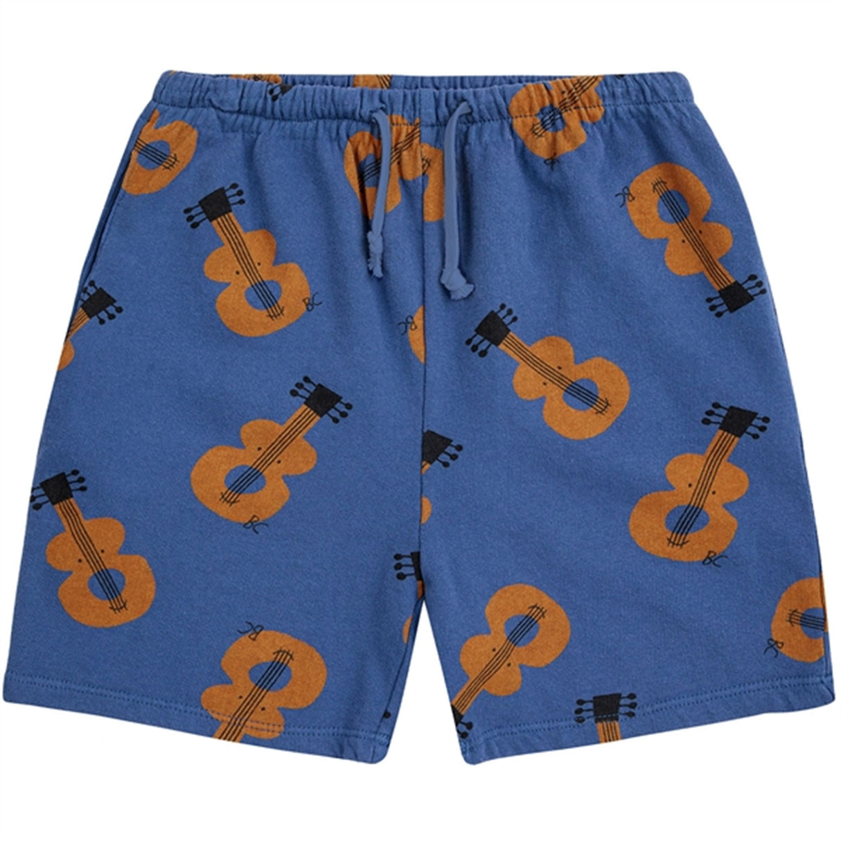 Bobo Choses Acoustic Guitar All Over Bermuda Shorts Navy Blue