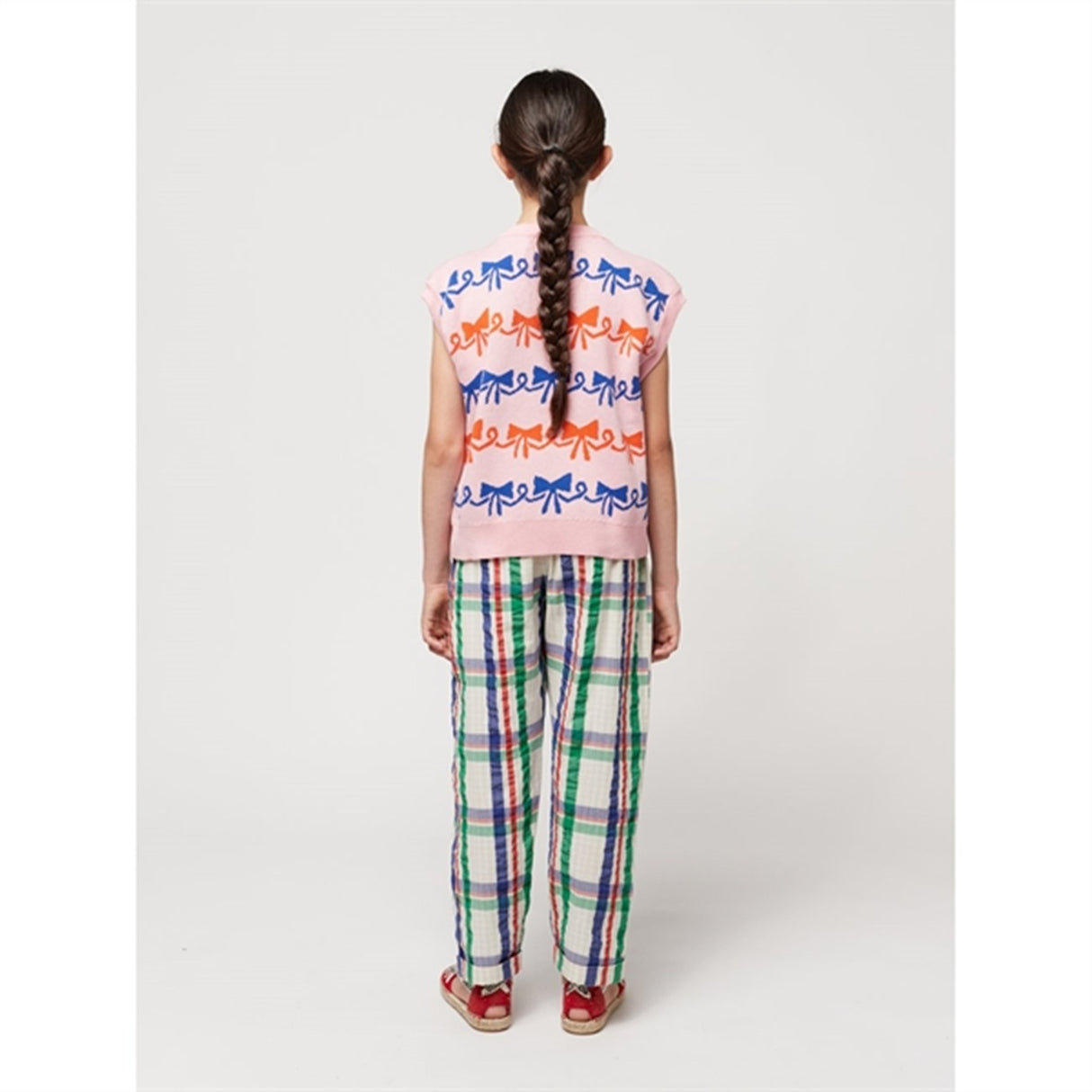 Bobo Choses Madras Checks Woven Bukser Baggy Multicolor 5