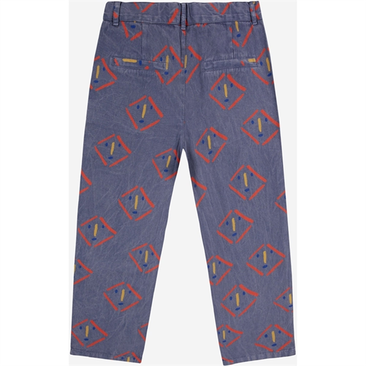 Bobo Choses Masks All Over Chino Bukser Prussian Blue 2