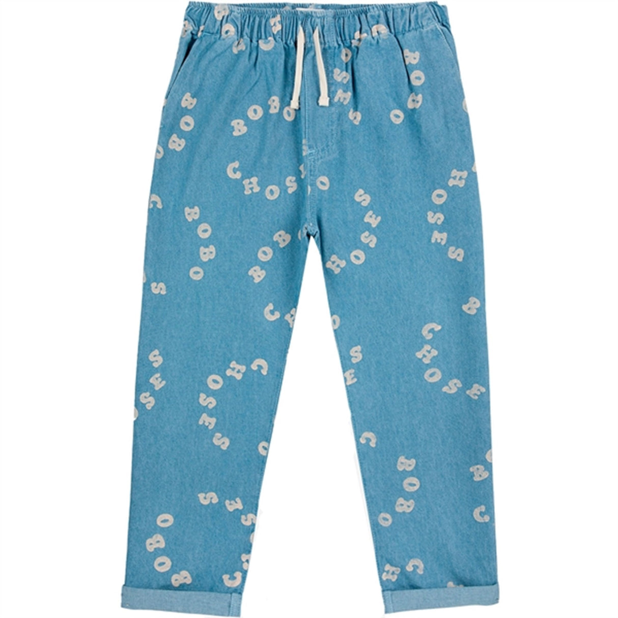 Bobo Choses Bobo Choses Circle All Over Denim Bukser Light Blue