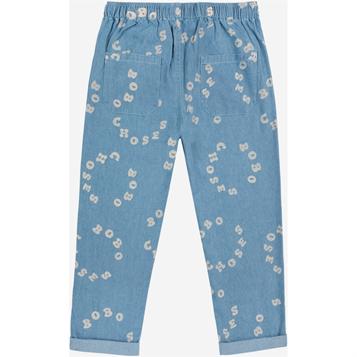 Bobo Choses Bobo Choses Circle All Over Denim Bukser Light Blue 2