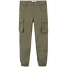 Name it Deep Lichen Green Ryan Cargo Twill Bukser Noos