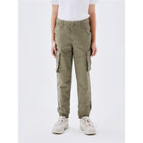 Name it Deep Lichen Green Ryan Cargo Twill Bukser Noos 2