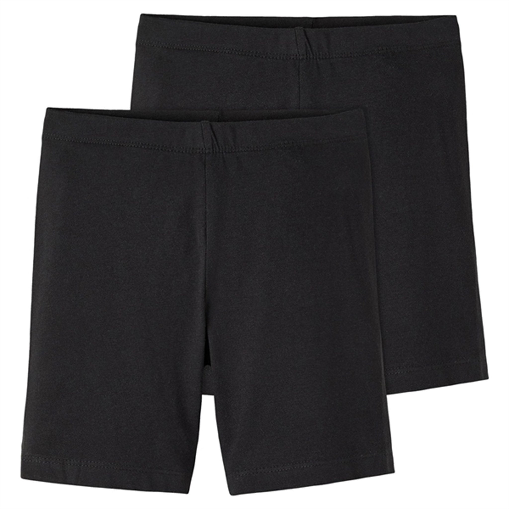 Name it Black Vivian Solid Korte Leggings Shorts 2-pak Noos