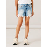 Name it Medium Blue Denim Salli Slim Denim Shorts Noos