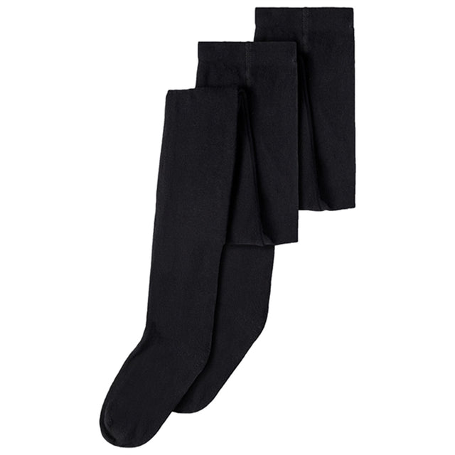 Name it Black Solid Strømpebukser 2-pak Noos