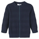 Name it Dark Sapphire Vesto Strik Lynlås Cardigan