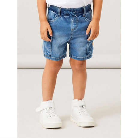 Name it Medium Blue Denim Ben Baggy Denim Shorts Noos