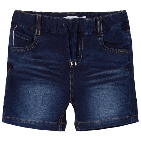 Name it Dark Blue Denim Ryan Jogger Denim Shorts