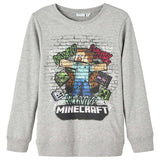 Name it Grey Melange Dimy Sweatshirt