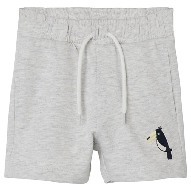 Name it Light Grey Melange Dik Sweat Shorts