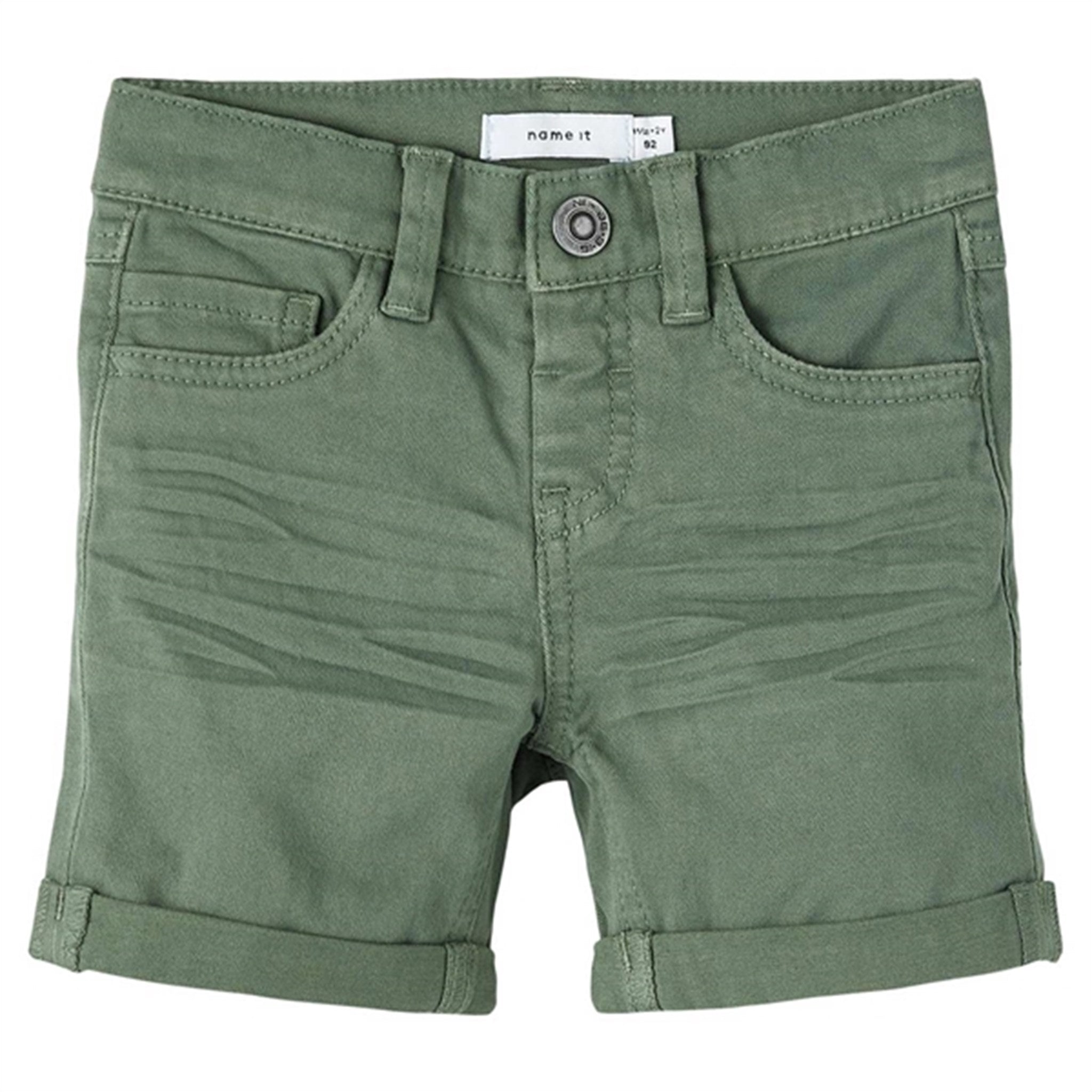 Name it Duck Green Sofus Twill Shorts
