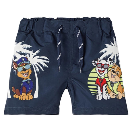 Name it Dark Sapphire Messi Paw Patrol Badeshorts