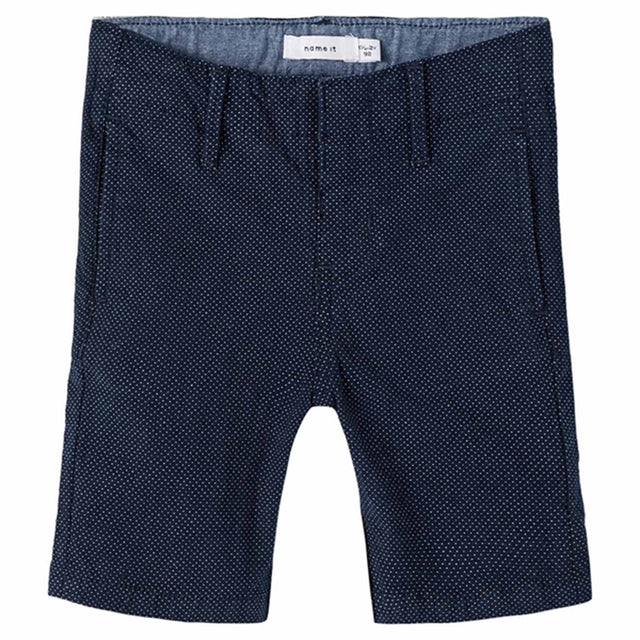 Name it Dark Sapphire Ryan Dots Twill Shorts