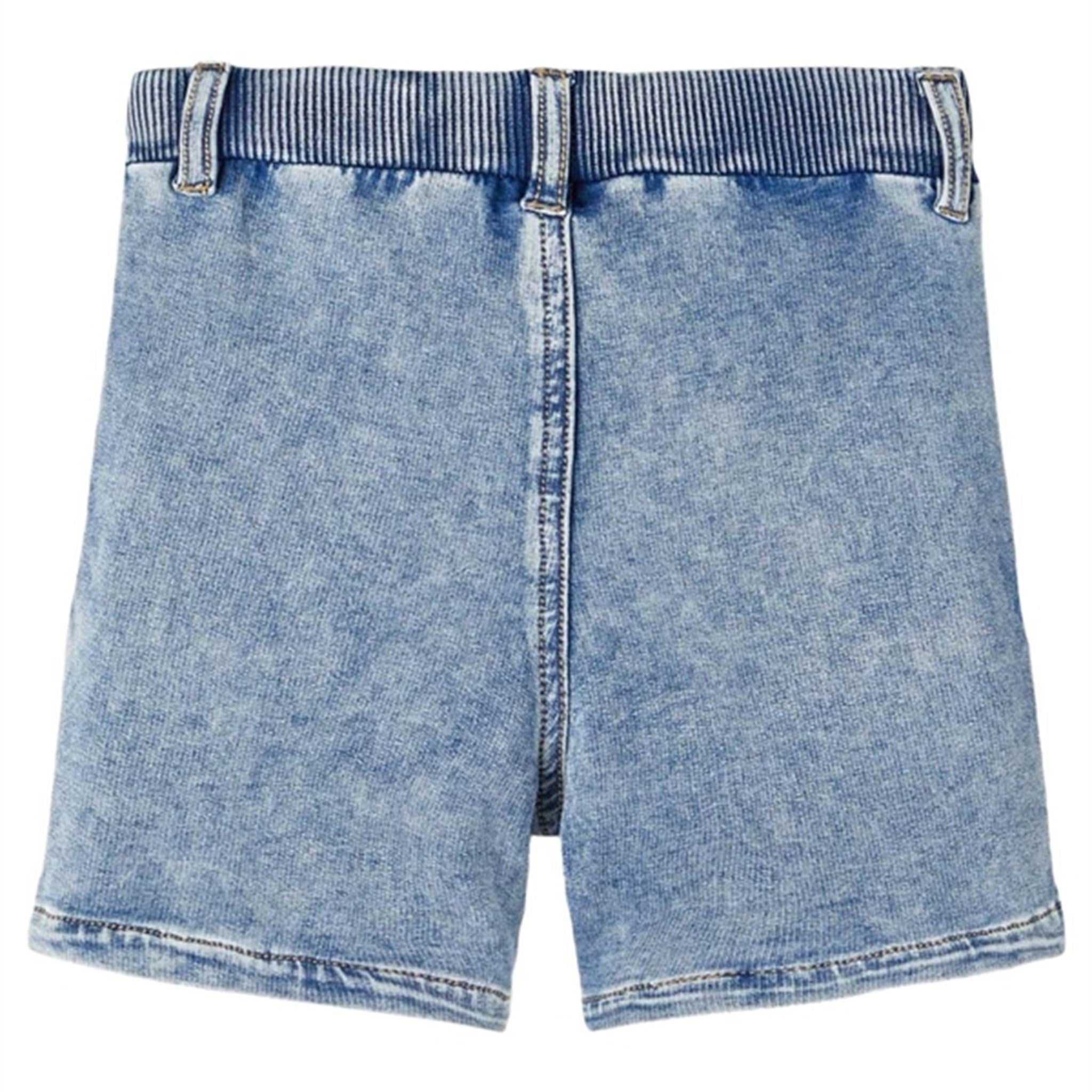 Name it Medium Blue Denim Ryan Jogger Denim Shorts 3