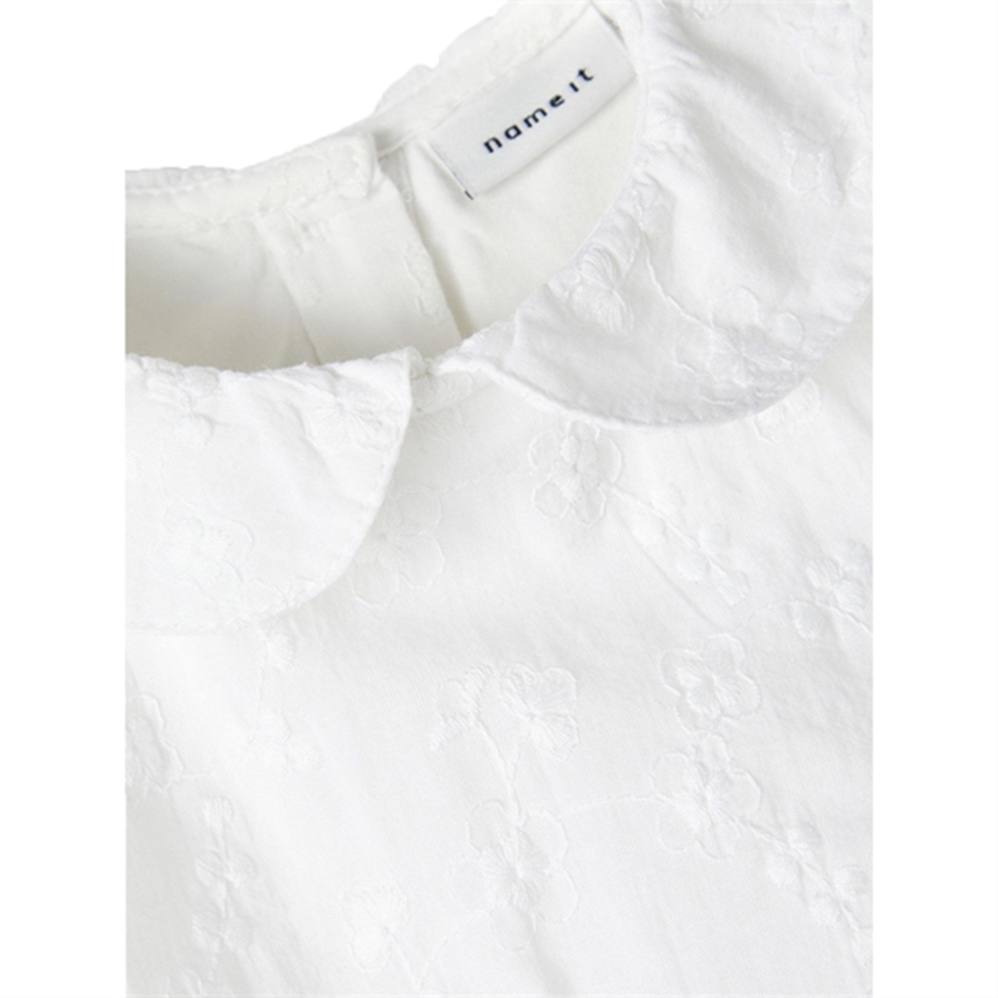Name it Bright White Deliner Skjorte Body 4