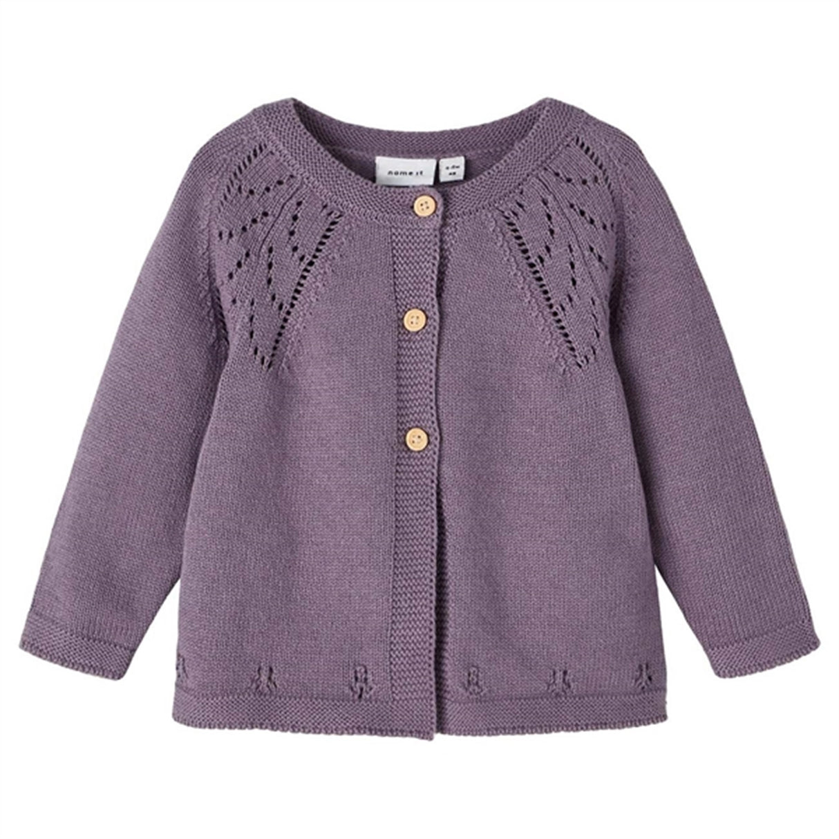 Name it Purple Sage Duline Strik Cardigan