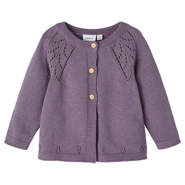 Name it Purple Sage Duline Strik Cardigan