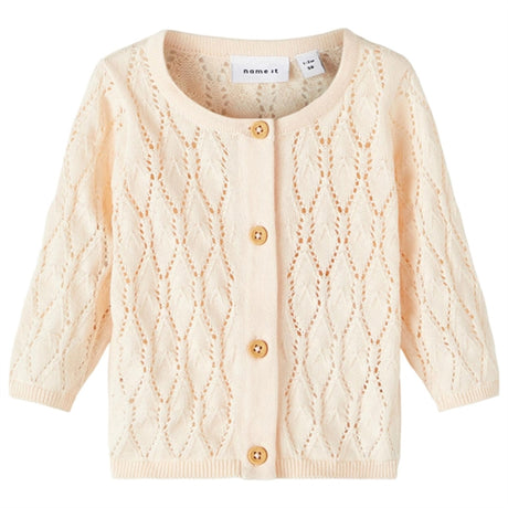 Name it Créme De Pêche Falille Strik Cardigan