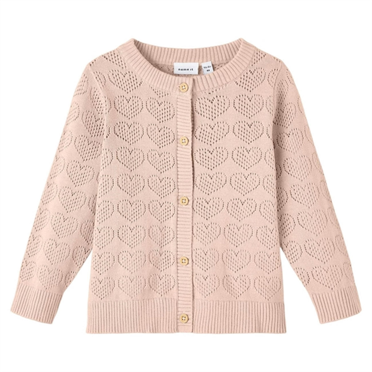 Name it Créme De Pêche Desolle Strik Cardigan