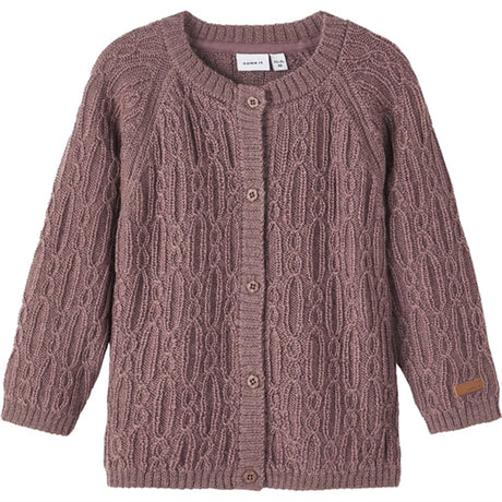 Name it Peppercorn Wrilla Uld Strik Cardigan