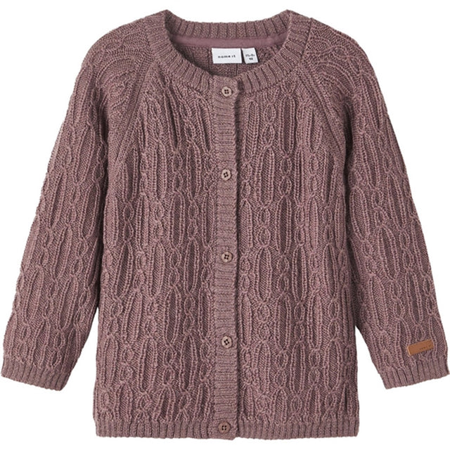 Name it Peppercorn Wrilla Uld Strik Cardigan