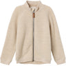 Name it White Pepper Wmino Uld Brushed Cardigan