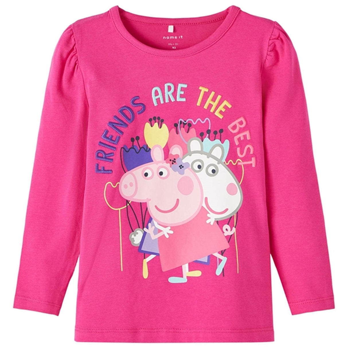 Name it Pink Yarrow Furri Peppa Pig Bluse