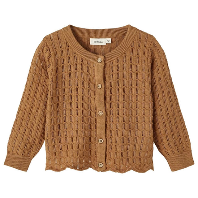 Lil'Atelier chipmunk Dija Loose Strik Cardigan