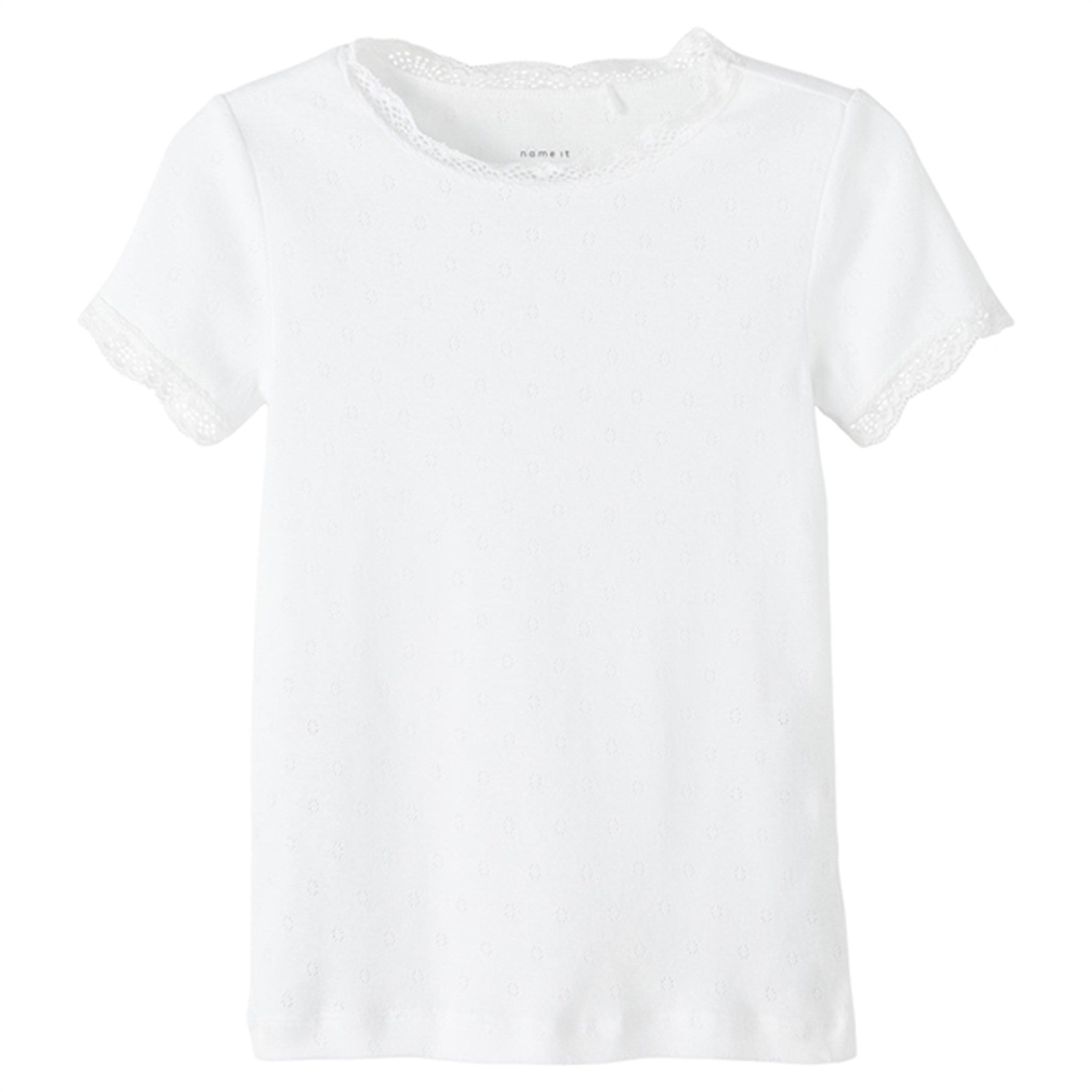 Name it Bright White Fraluna Slim T-Shirt