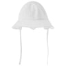 Name it Bright White Zanny UV Solhat med Øreklapper