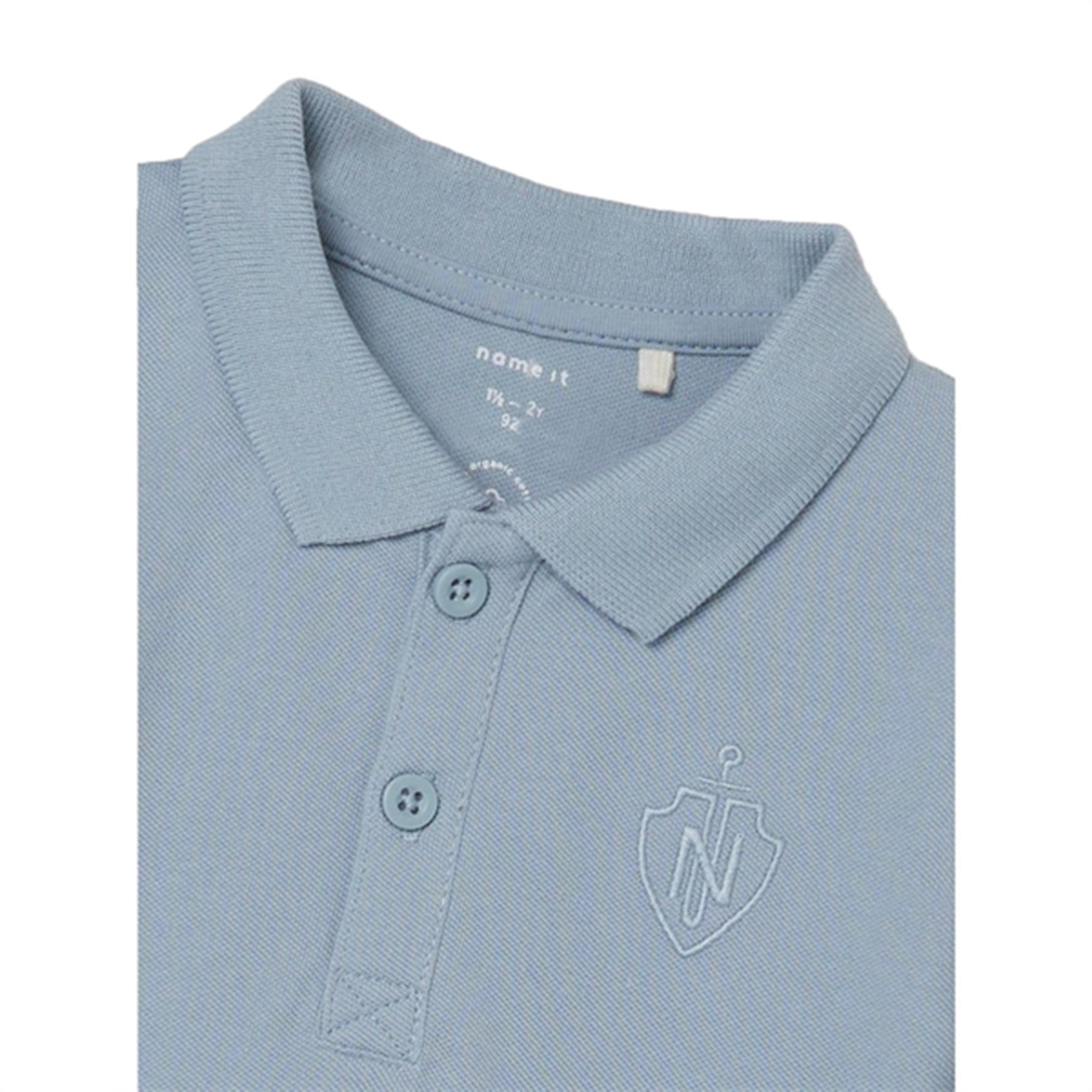Name it Dusty Blue Frits Polo 2