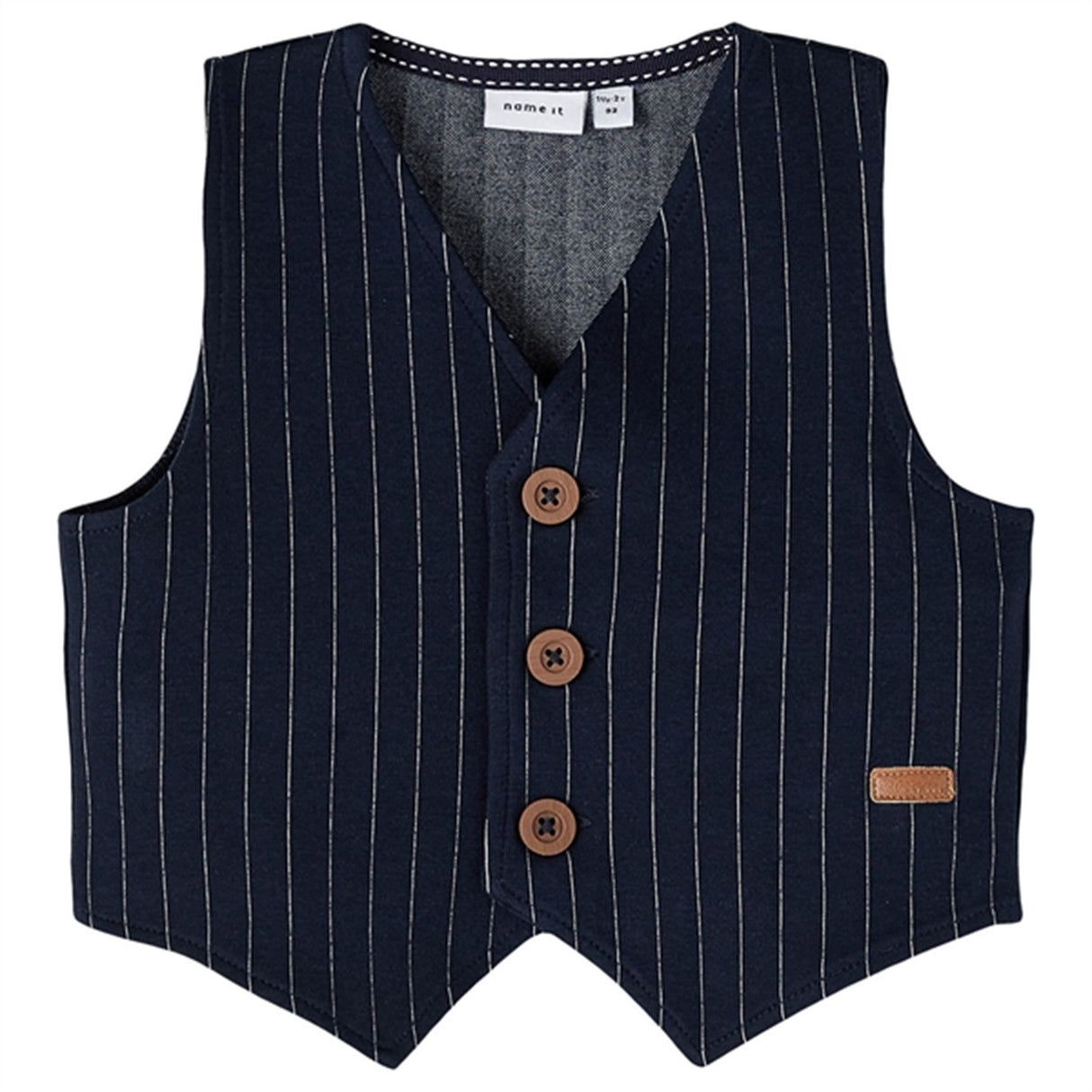 Name it Dark Sapphire Franklin Stripe Sweat Vest