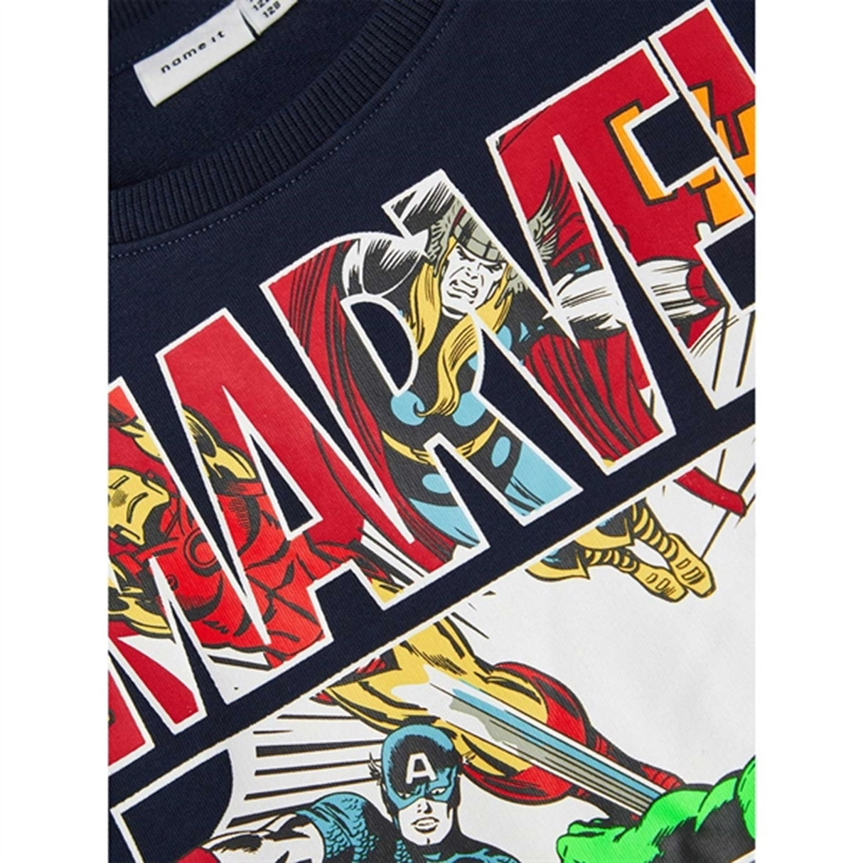 Name it Dark Sapphire Foss Marvel Sweatshirt 2