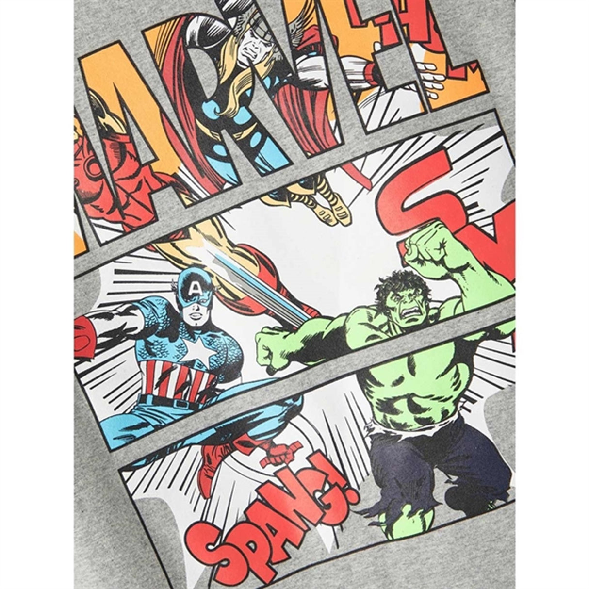 Name it Grey Melange Foss Marvel Sweatshirt 3