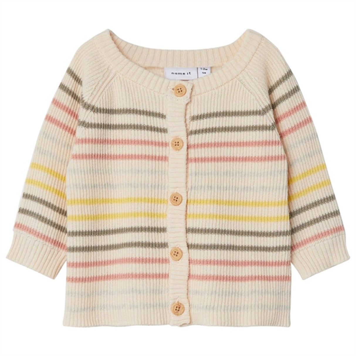 Name it Créme De Pêche Hipas Strik Cardigan