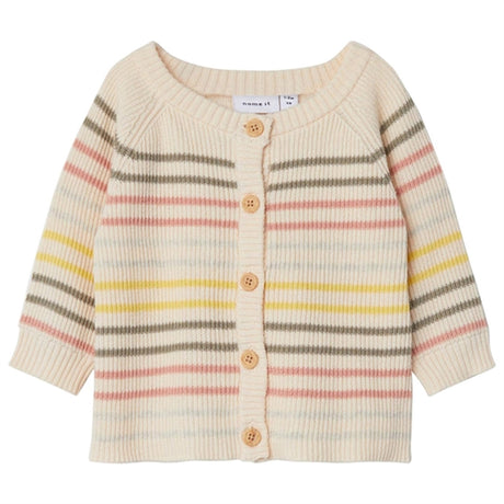 Name it Créme De Pêche Hipas Strik Cardigan