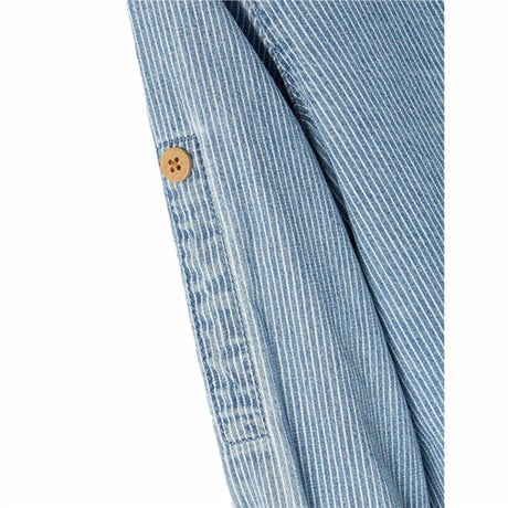 Name it Light Blue Denim Stripe Denim Skjorte 2