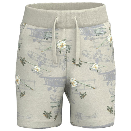 Name it Light Grey Melange Halfdan Sweat Shorts