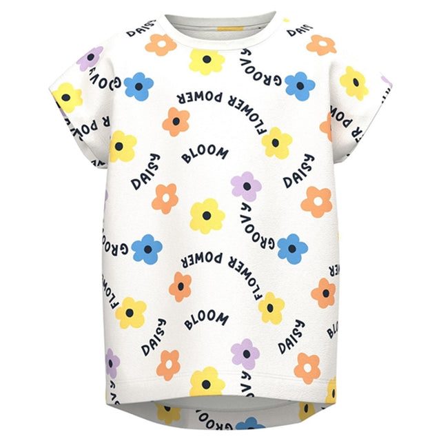 Name it White Alyssum Bloom AOP Vigga T-Shirt