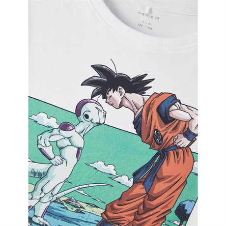 Name it Bright White Masa Dragonball T-Shirt 2