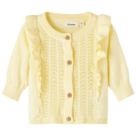 Lil'Atelier Double Cream Hija Strik Cardigan