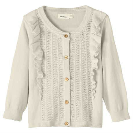 Lil'Atelier Turtledove Hija Strik Cardigan