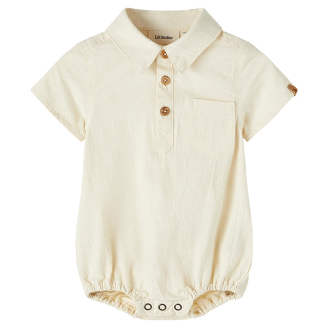 Lil'Atelier Turtledove Hadam Loose Skjorte Body